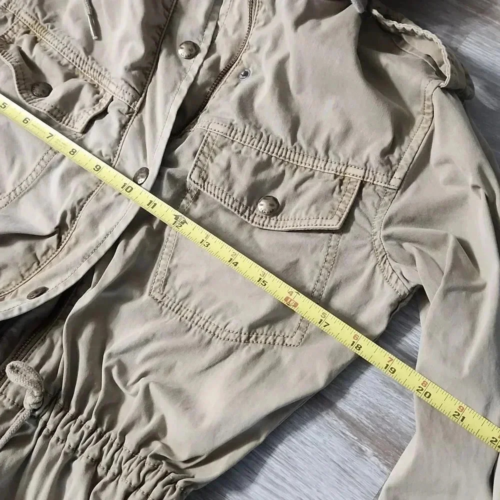 Aritzia Talula Tan Khaki Utility Trooper Jacket - Picture 4 of 10